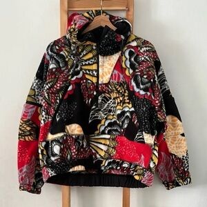 Free People Multicolor Puffer Quarter Zip NEW WITH TAGS $198 RETAIL